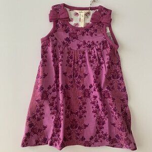 Matilda Jane Girl Clearwater Sleeveless Knit Cotton Swing Pink Dress 4T 4 Years